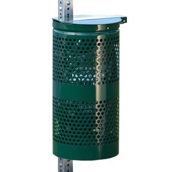 10 Gallon Green Aluminum Waste Receptacle