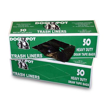 Boxed Roll of Liner Trash Bags 50 Count Each (10-15 Gallon)