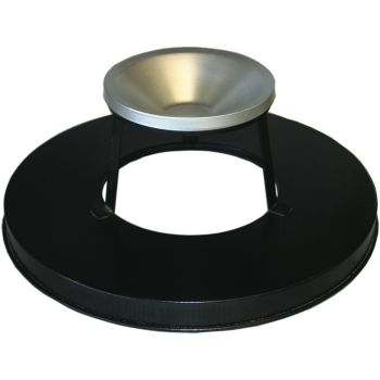 Ash Bonnet Flat Top for Trash Receptacles