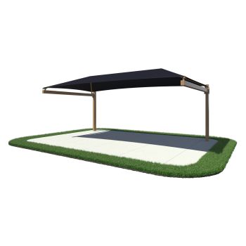 Hanging Cantilever Over an Entranceway