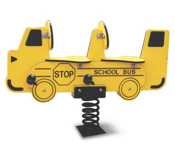 School Bus Two Seat Spring Rider