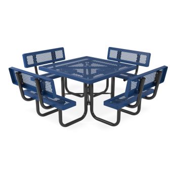 Regal with Back Square Portable Table