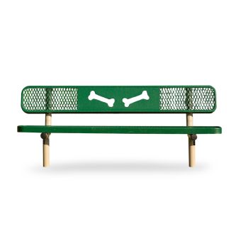 Bones Design 6-feet UltraLeisure Expanded Style Bench with Back