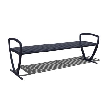 Zion Bench without Back with Side Armrests