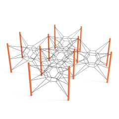 Constellation Station Web Climbing Maze - Front View