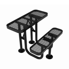 Outdoor Social Distancing Desk - Black