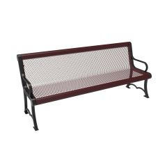 Expanded Metal Keystone Bench with Arm