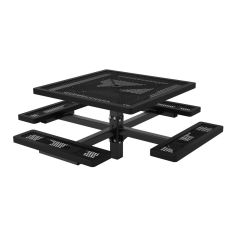 Regal Square Pedestal Table - 4 Seats - In-ground Mount