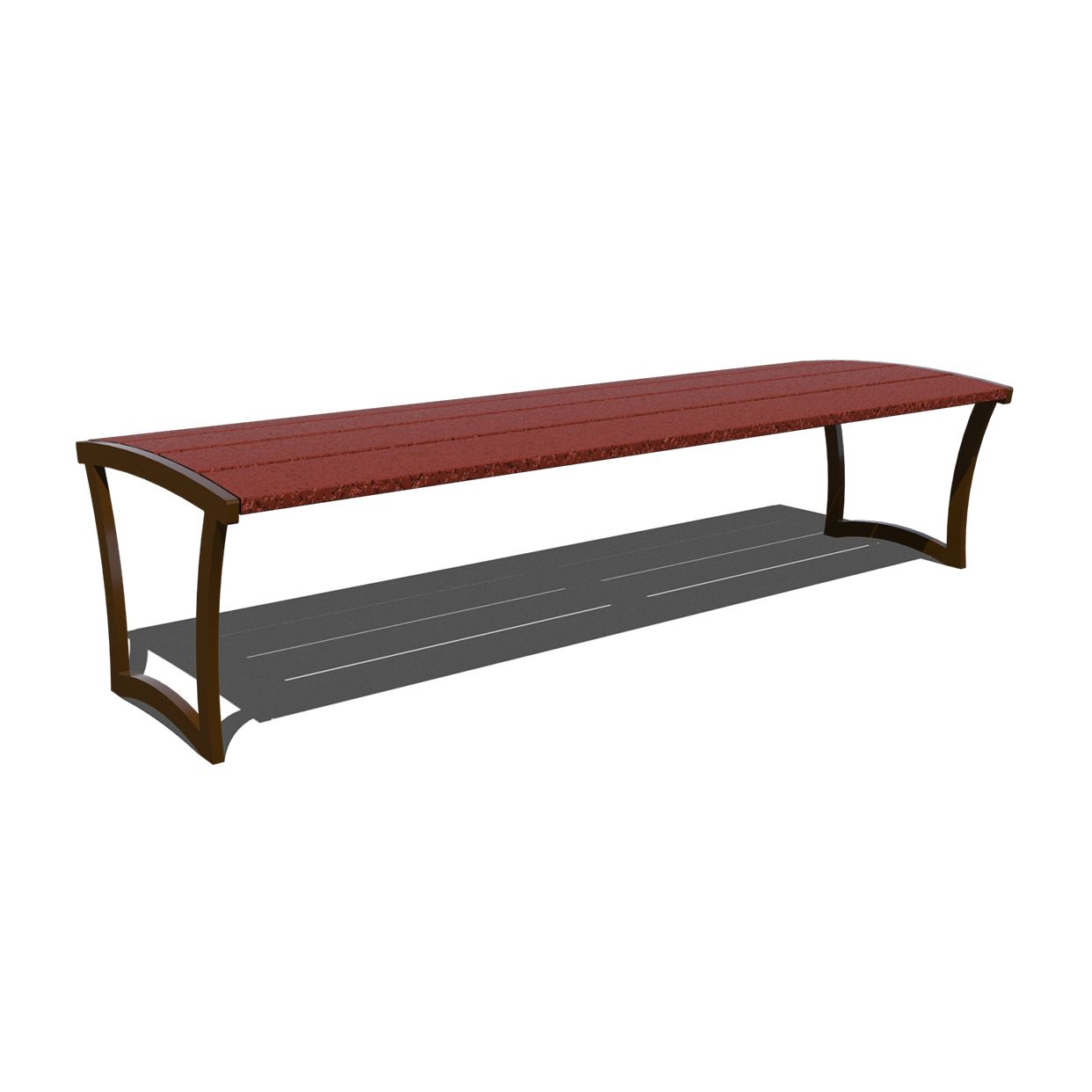 Bryce Ipe Wood Slatted Bench without Back