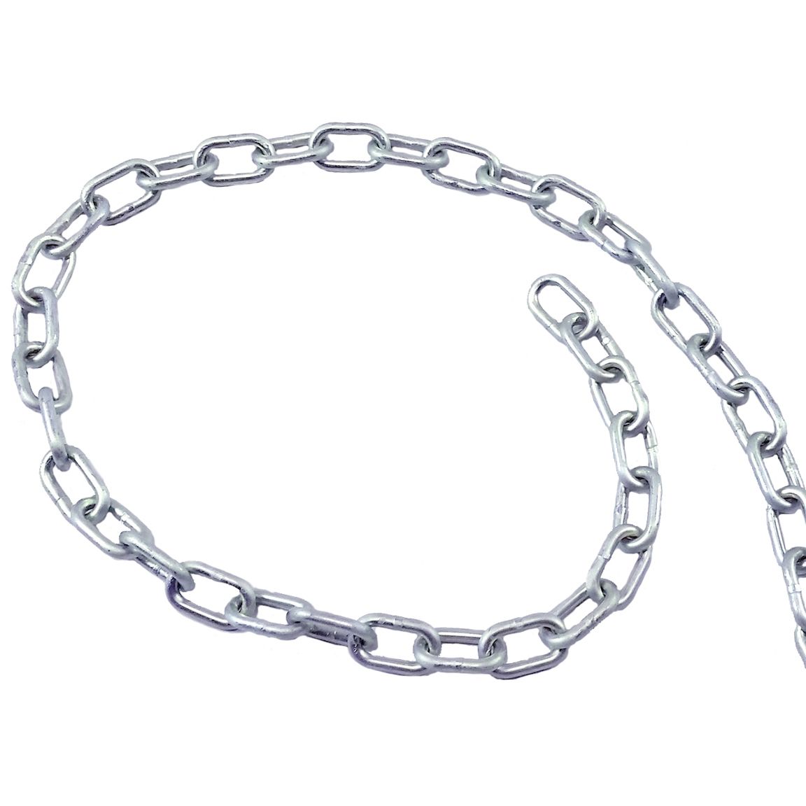 Jensen 3/16-inch Trivalent Coated Steel Swing Chain - Pail of 250 Feet