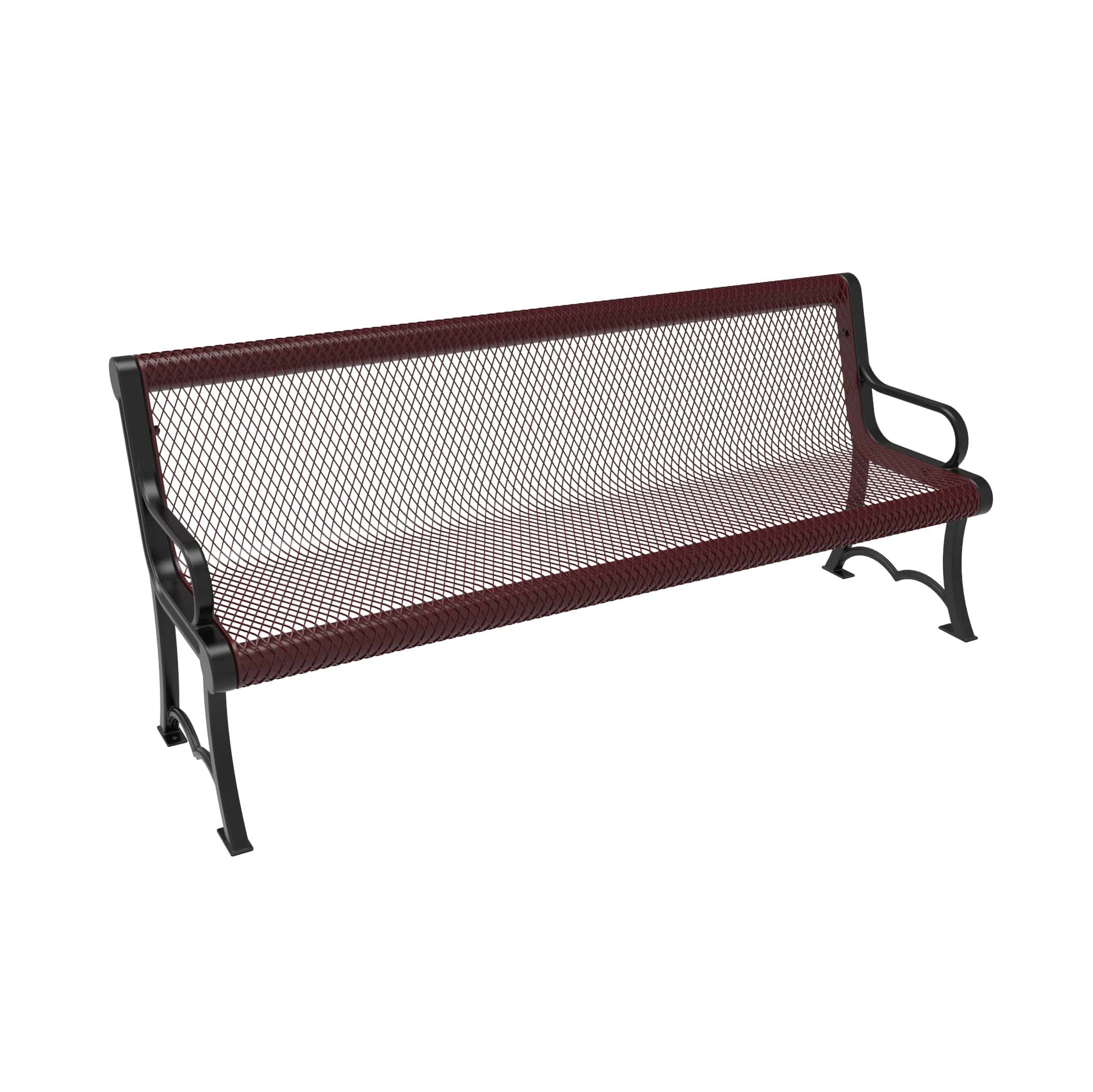 Expanded Metal Keystone Bench with Arm