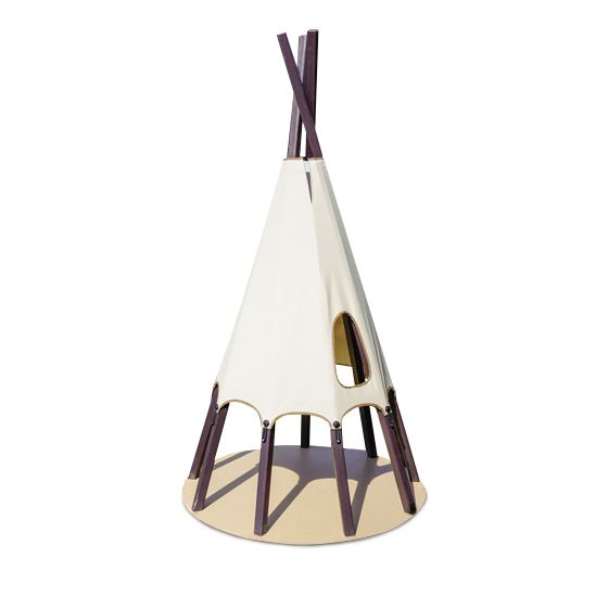 Tipi with Scalloped Covering Front